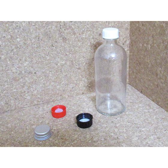 ガラス  蓋付瓶 ガラス瓶 B3透明瓶 350ml キャップ付 : 京のこびんちゃん本舗 - 通販
