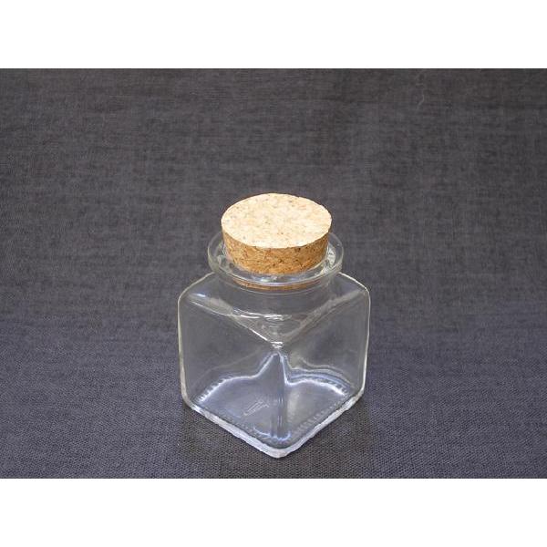 ガラス瓶 ５０角型瓶 コルク栓付 Majesticxpress Com