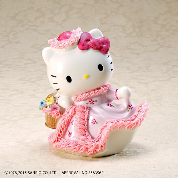 アイリッシュドレスデン×サンリオ コラボのハローキティ　ハッピーデイ　ブルー アイリッシュドレスデン 「HELLO KITTY HAPPY DAY／ハローキティ