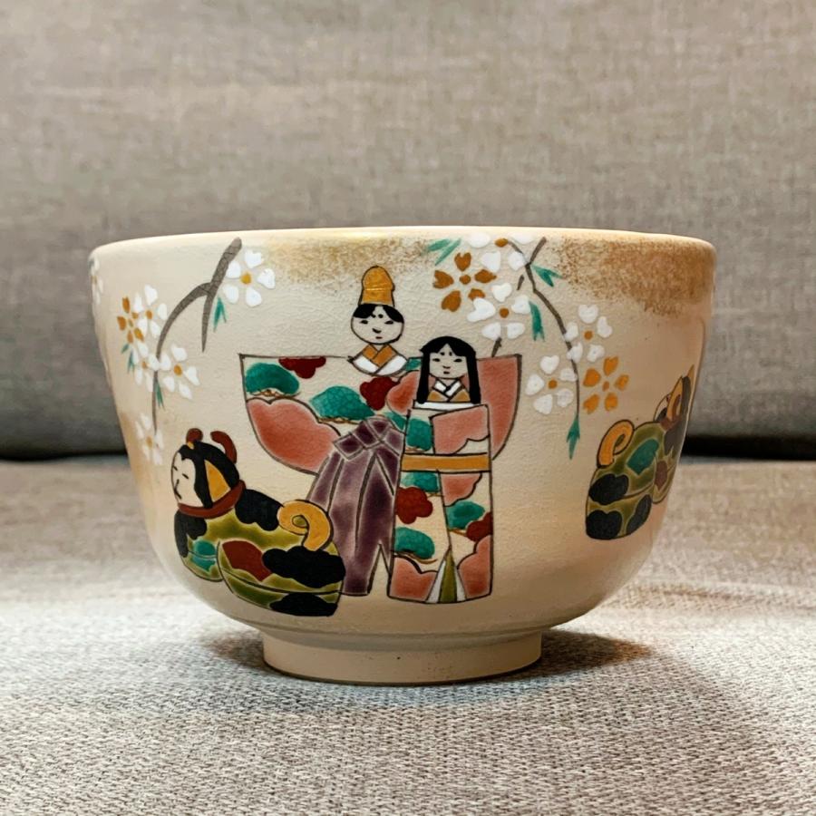 爆売り 特価 ひな飾り 抹茶碗 香菊窯 京焼 清水焼 お雛様 おしゃれ かわいい 初節句 女の子 手作り 輝く高品質な Www Aqtsolutions Com