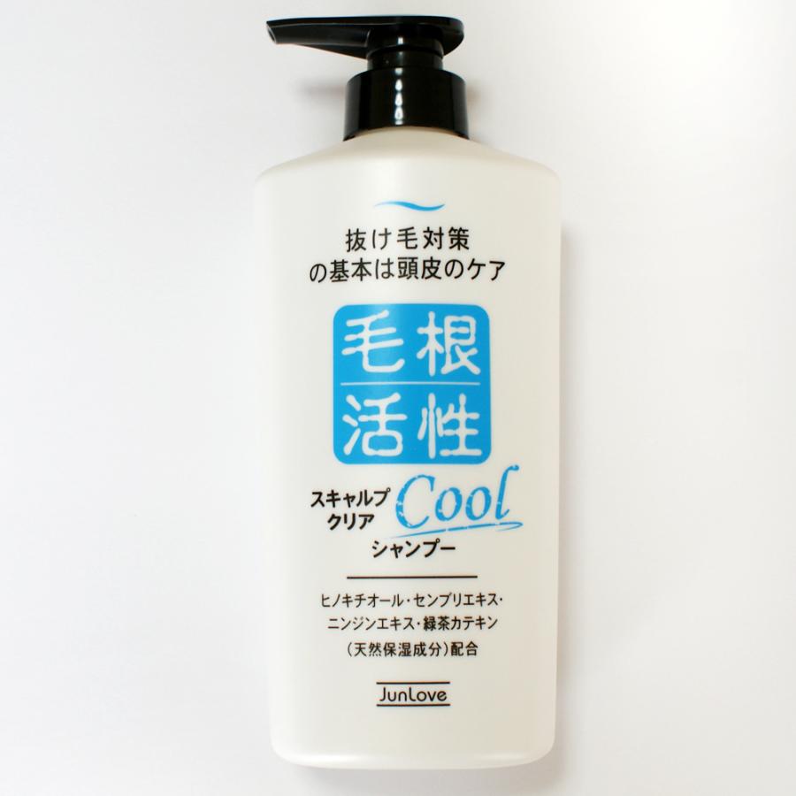 毛根活性 スキャルプクリアクールシャンプー 550ml : 安らぎ販売店小茶