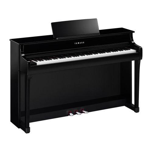 ヤマハクラビノーバ CLP-835PE 黒鏡面艶出し 高低自在椅子付き（高知県納入組立限定）の画像