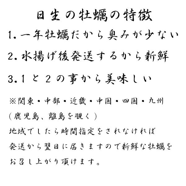 牡蠣 殻付き 日生 カキ 発泡スチロール 約20-30個 約2kg 訳あり 家庭用 Oyster 加熱用 【送料無料】 (火曜日は休みです。4月末販売終了)｜kochikobo｜04