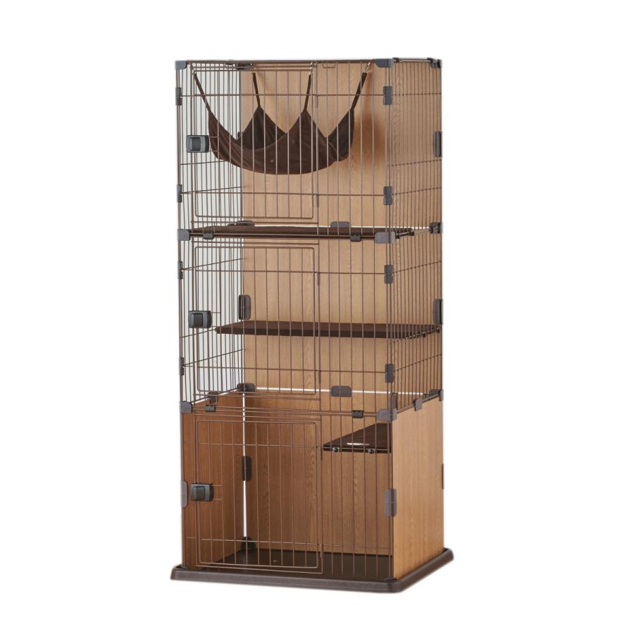 ボンビアルコン 猫 ケージ 3段 スリムキャットサークル 3段タイプ