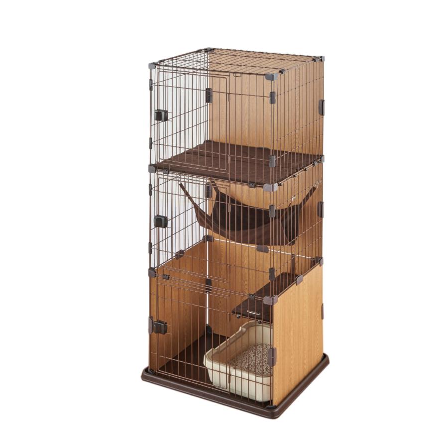 組み立てただけ！ボンビアルコン 猫 ケージ ボンビアルコン オンラインショップ / ウッドワンサークル キャット