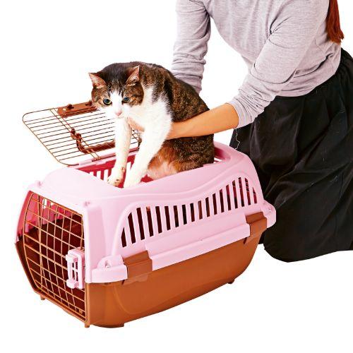 Petio（ペティオ） 猫 キャリーバッグ ハードタイプ 2ドア スマイル