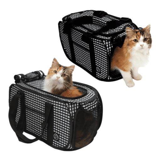 猫壱（necoichi） 猫 キャリーバッグ ポータブル 猫 避難 折りたたみ