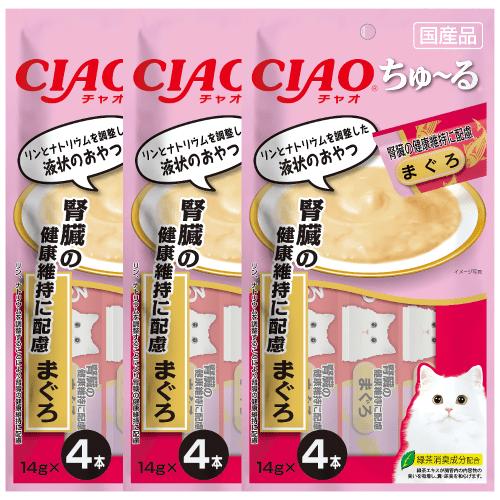 INABA ちゅ〜る ちゅーる チュール 猫 チャオちゅーる 腎臓ケア 3個