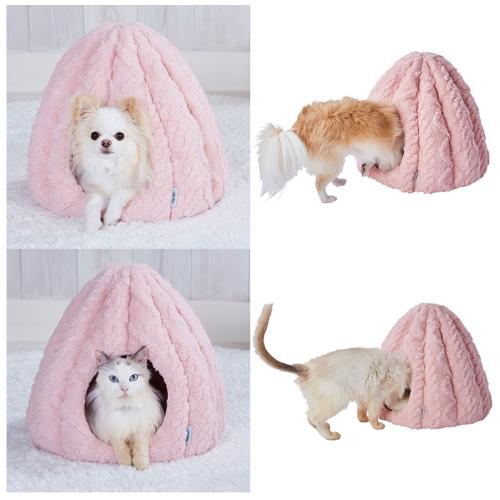 Add.Mate 猫 ベッド 冬 ハウス テント型 ドーム型 キャットハウス 室内