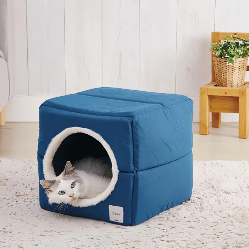 Add.Mate 猫 ベッド 猫ベッド おしゃれ 猫ハウス スクエア ドーム型