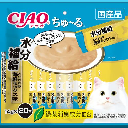 猫ちゃんエネルギーちゅーると砂セット いなばペットフード 動物病院専用 CIAO(チャオ) 猫用 エネルギー