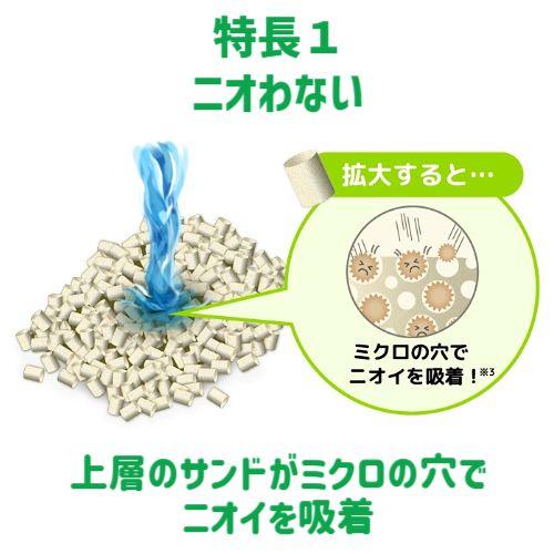 ユニ・チャームペット 猫砂 システム デオトイレ 飛び散らない緑茶成分