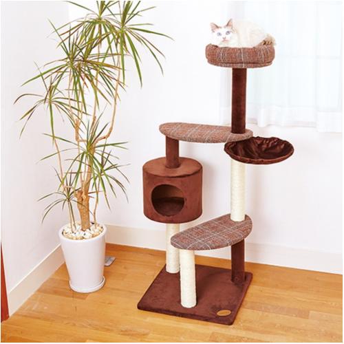 Add.Mate 猫タワー 据え置き型 おしゃれ 多機能 猫のおあそびポール