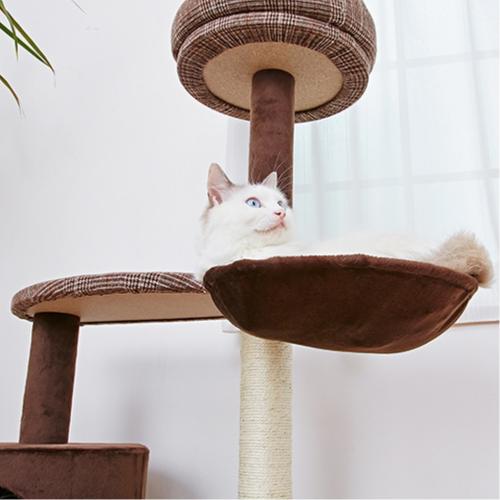 Add.Mate 猫タワー 据え置き型 おしゃれ 多機能 猫のおあそびポール