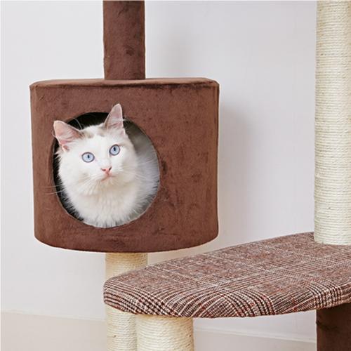 Add.Mate 猫タワー 据え置き型 おしゃれ 多機能 猫のおあそびポール