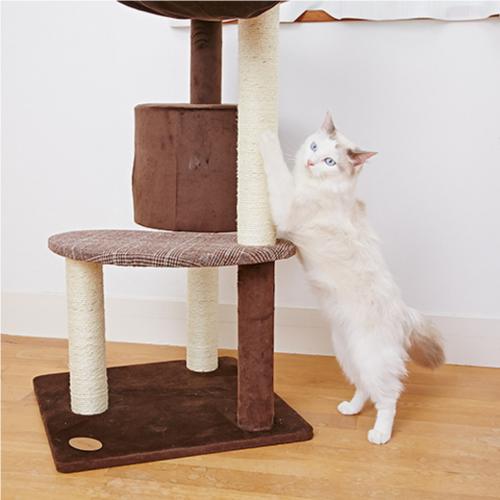 Add.Mate 猫タワー 据え置き型 おしゃれ 多機能 猫のおあそびポール