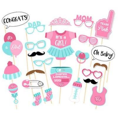 フォトプロップス 赤ちゃん ベビー 女の子 テーマ ピンクカラー 25点セット 5002 Kocoyasu 通販 Yahoo ショッピング