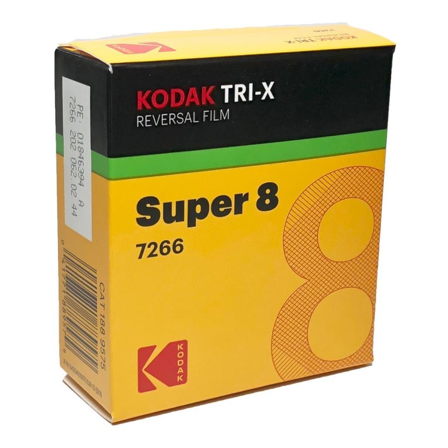 【学割】 スーパー8 / コダック トライ-X 白黒リバーサル フィルム 7266 / 50フィート カートリッジ｜kodak