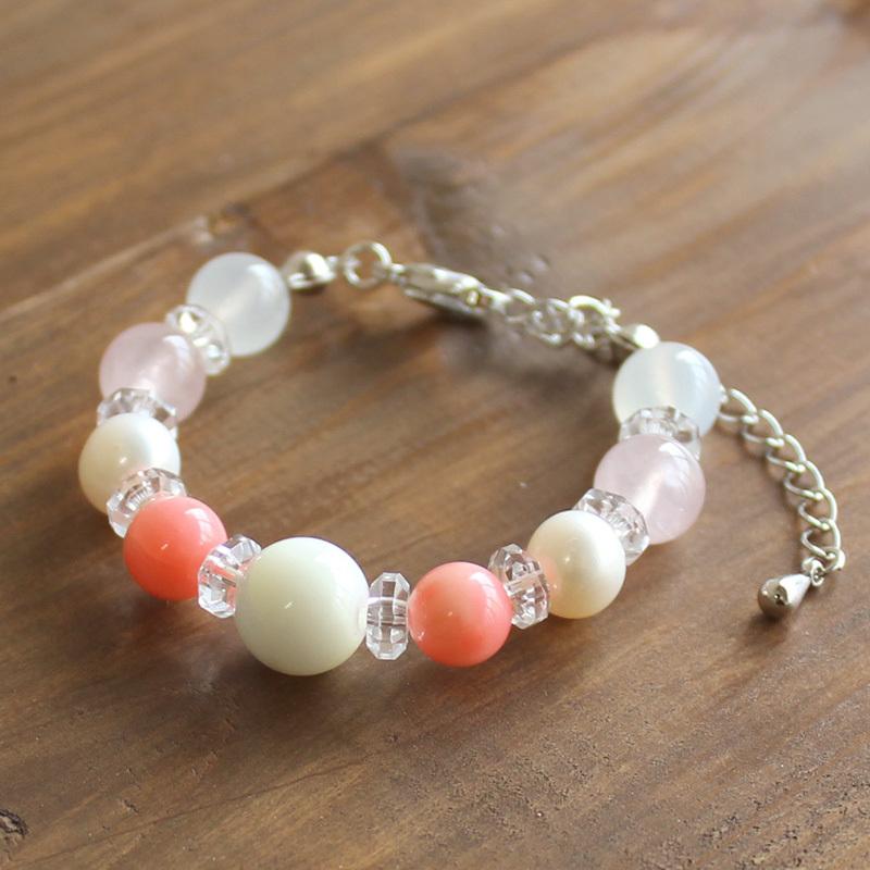 ポストカード・赤ちゃんブレスレット 2点セット」 ザクロの絵 子宝  