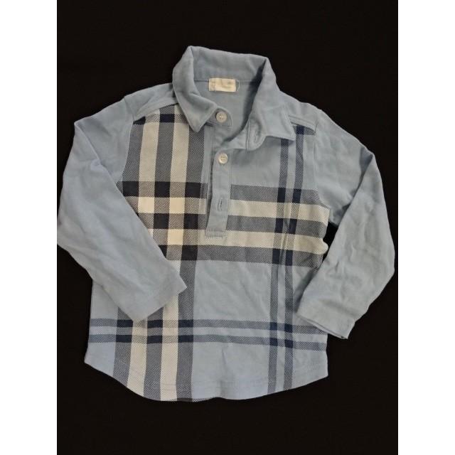 Combi mini コンビミニ ポロシャツ 長袖 ベビー バーバリー風チェック  