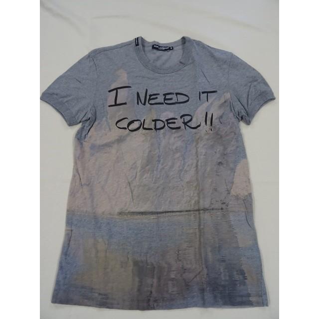 Dolce Gabbana ドルチェアンドガッバーナ Tシャツ 半袖 カットソー メンズトップス グレー サイズ48 C 317 コダカ コム 通販 Yahoo ショッピング