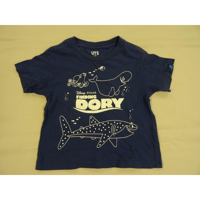 Uniqlo ユニクロ Tシャツ 半袖 カットソー ネイビー ディズニー ファインディング ドリー Finding Dory 男子 女子 キッズtシャツ 春夏 C 436 コダカ コム 通販 Yahoo ショッピング