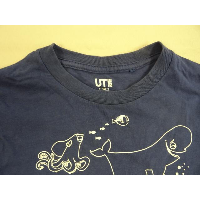 UNIQLO ユニクロ Tシャツ 半袖 ディズニー ファインディング・ドリー FINDING DORY 男子 女子 キッズTシャツ 100 春夏 USED 古着 格安 プチプラ｜kodakasangyo｜02