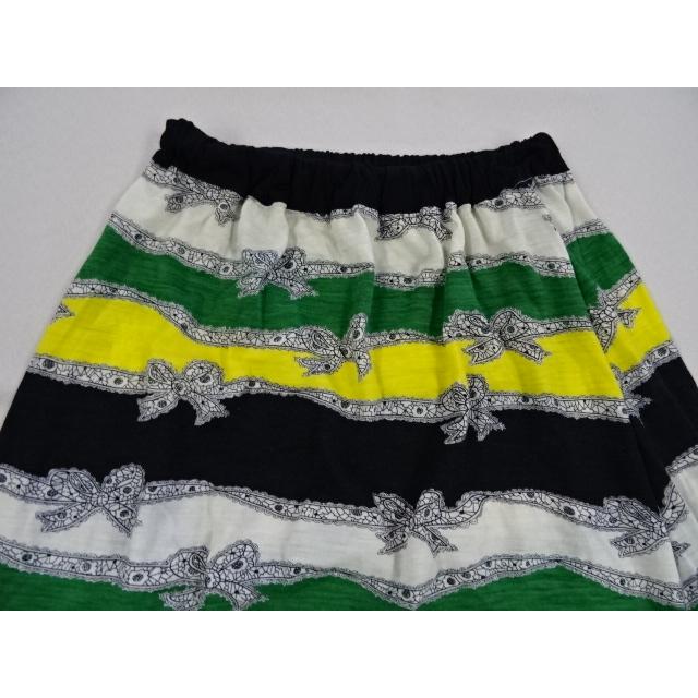 TSUMORI CHISATO ツモリチサト スカート ボーダー リボン柄 TSUMORI CHISATO ツモリチサト スカート ボーダー リボン柄