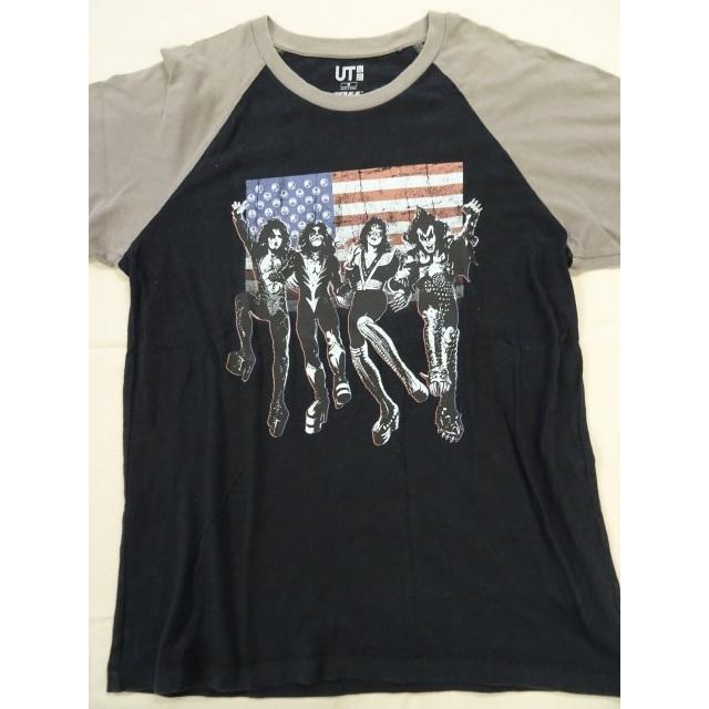 Ut Uniqlo ユニクロ Tシャツ メンズ トップス Kiss キッス 黒 半袖 カットソー Mサイズ 古着 Used 格安 D127 バンドtシャツ D 127 コダカ コム 通販 Yahoo ショッピング