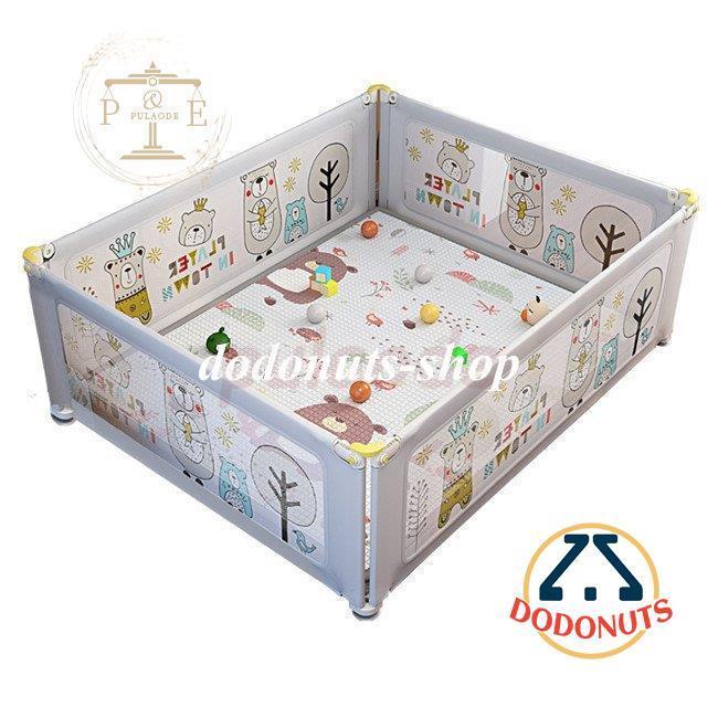 ベビーサークル 大型 ベビーフェンス おしゃれ 扉ロック 安全の高さ マットなし 育児ベビーサークル 底に吸盤付き 赤ちゃん 垂直・片側昇降可能 柵 安全 