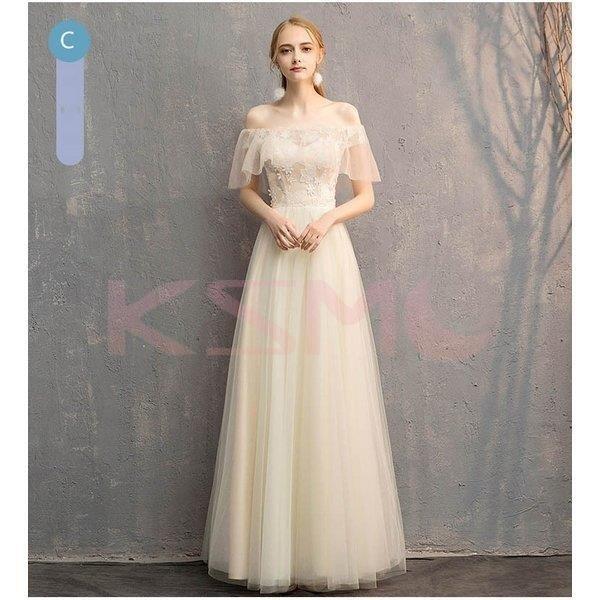 人気沸騰ブラドン フォーマル 発表会 ピアノ 演奏会 ロングドレス パーティードレス お呼ばれドレス お揃いドレス シャンパン ロング ドレス ブライズメイド 結婚式 30代 代 パーティドレス タイプ C Campanhas Cnbb Org Br