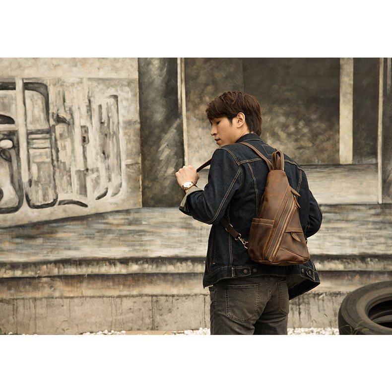 特価ブランド ボディバッグ 本革 メンズ Yo A 2 Ipad対応 ワンショルダーバッグ レザー 多機能 バックパック 大容量 左右肩掛け可 ボディバッグ Www Thurso Hockey Com