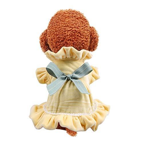 ペット服 犬服 お姫様 ワンピース ちょう結び スカート レース 春秋冬服 防寒 ドレス 洋服 可愛い チワワ テディ 猫服 小型犬 中型犬用 S Kz 7dca3a4fd8 コーダワン雑貨オンライン 通販 Yahoo ショッピング