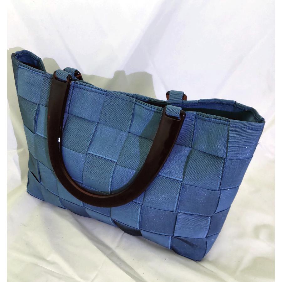 ヘリーバッグ ブルー 畳のヘリが大変身！ただ今秘かにブーム到来