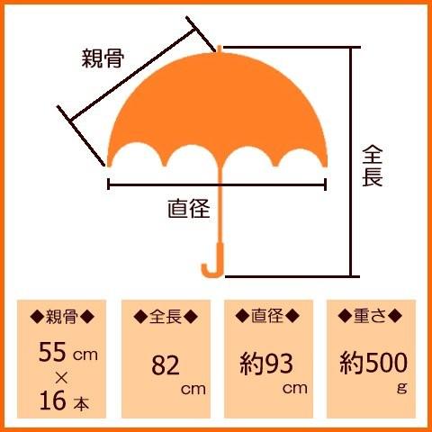 傘 レディース 長傘 親骨55cm 16本骨 ジャンプ ワンタッチ 表無地 裏ゴブラン柄 サテン 16本骨ジャンプ式雨傘 女性 おしゃれ こだわりの傘 雑貨の店きたがわ 通販 Yahoo ショッピング