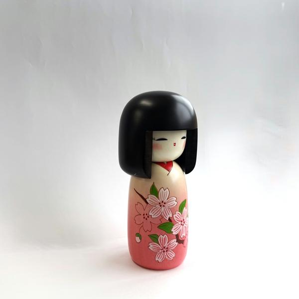 こけし 藤川正衛 蝶々、手まり、さくら KOKESHI JAPAN 内閣総理大臣賞