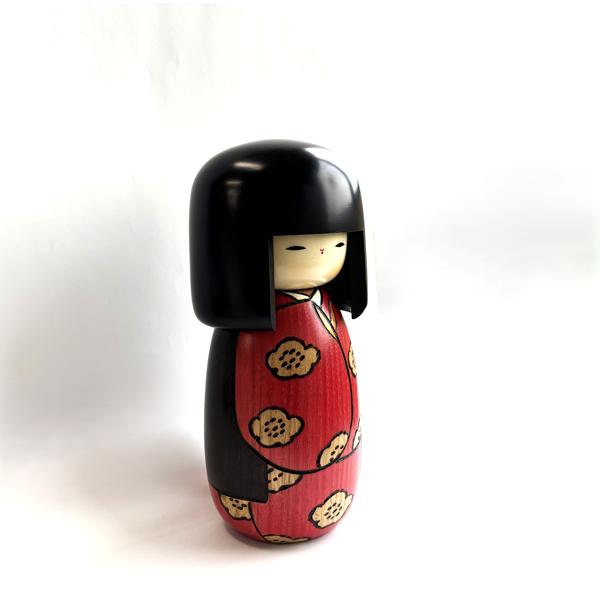 こけし 卯三郎 好日中 KOKESHI JAPN 内閣総理大臣賞受賞作者 創作