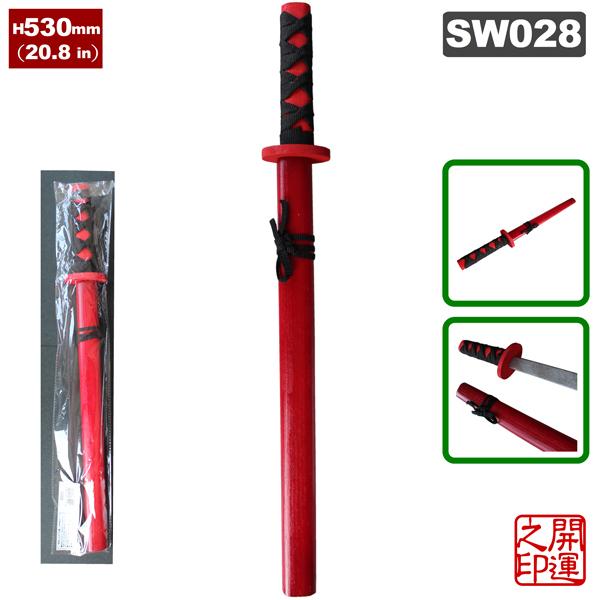 小柄　4本　セット　日本刀　武具　達磨　送料無料 木製刀 小刀 黒、赤 JAPANESE SWORD 玩具 イミテーション オーナメント