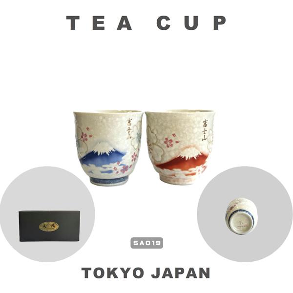 茶器 色絵富士組湯呑 JAPAN TEA CUP お茶 お酒 インバウンド