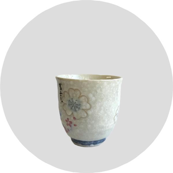 茶器 色絵富士組湯呑 JAPAN TEA CUP お茶 お酒 インバウンド