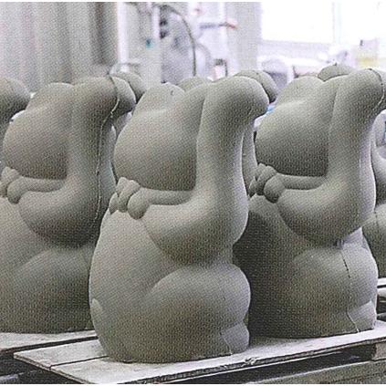 常滑焼 招き猫 白小判猫 4号 左手、右手 JAPAN LUCKY CAT とこなめ