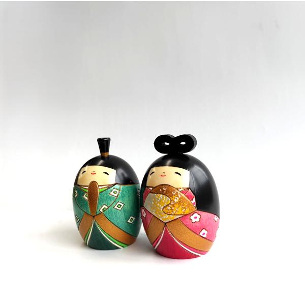 こけし 卯三郎 春の花雛 KOKESHI JAPN 内閣総理大臣賞受賞作者 創作