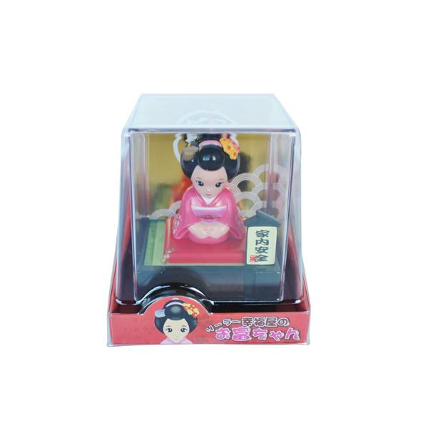 ソーラートイ ソーラー侍、忍者、幸福屋のお富ちゃん JAPAN SOLOR TOY
