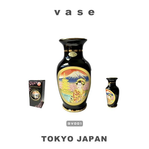 彫金花瓶 CHOKIN ART FLOWER VASE 6インチ インバウンド ホームステイ