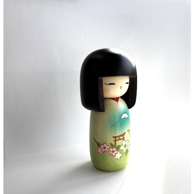 藤川正衛作 創作こけし 童心 内閣総理大臣賞受賞 kokeshi doll こけし 藤川正衛作 日本晴れ 城下町 KOKESHI JAPN 内閣総理大臣賞受賞