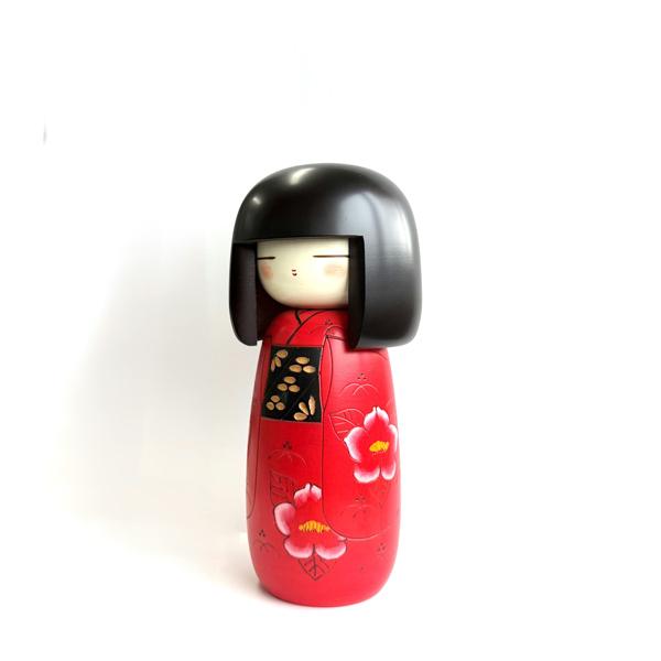 こけし 藤川正衛 紅椿大 KOKESHI JAPAN 内閣総理大臣賞受賞作者 創作