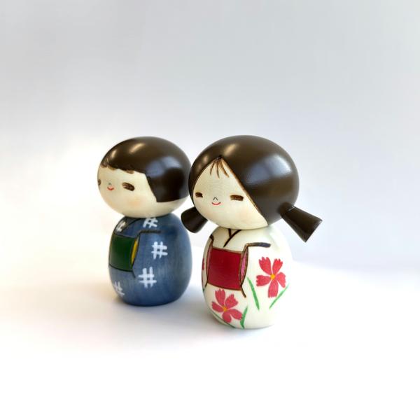 こけし 卯三郎 なかよし KOKESHI JAPN PRIR わらべ こども 男の子