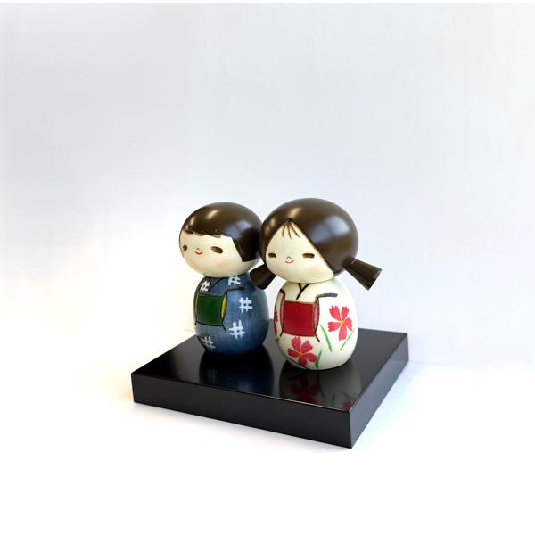 こけし 卯三郎 なかよし KOKESHI JAPN PRIR わらべ こども 男の子