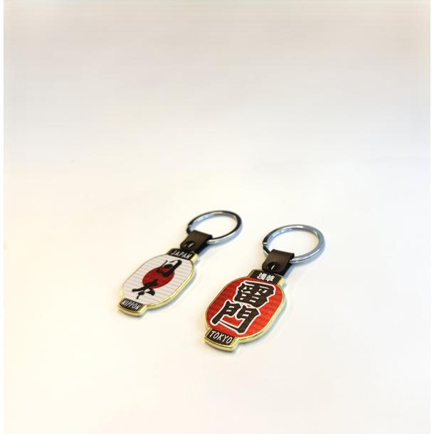 大鳴門橋一千万台記念キーホルダー キーホルダー メタル提灯型 雷門、日本 KEY RING JAPAN 浅草 雷門 日本