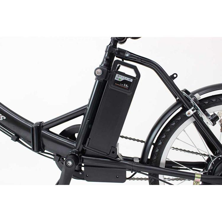折畳 電動 ACTIVEPLUS ミニベロ 自転車 ACTIVEPLUS ノーパンク電動アシスト折り畳み自転車 シルバー 容量5.8Ah MG-AP20EBN ACTIVE PLUS (代引不可) (TD)_13